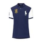 Ralph Lauren Slim Fit Mesh Polo Shirt Newport Navy Multi