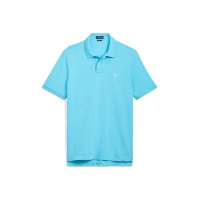 Ralph Lauren Classic Fit Mesh Polo Shirt Margie Blue 1x Big