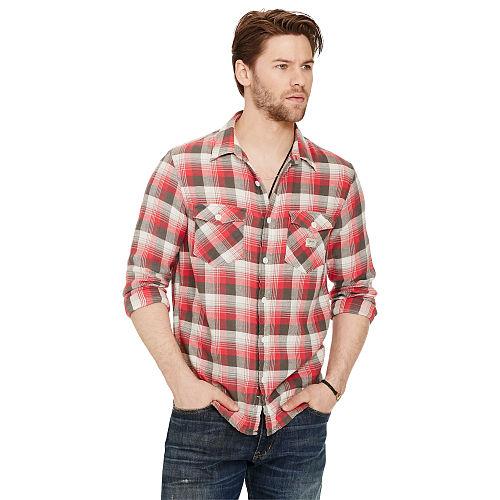 Ralph Lauren Denim & Supply Plaid Cotton Twill Workshirt Roy