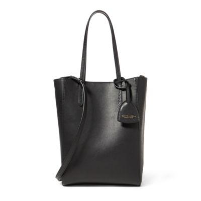 Ralph Lauren Luxe Calf Mini Modern Tote Black