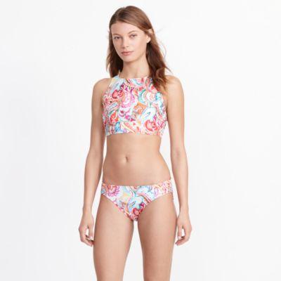 Ralph Lauren Paisley Lace-up Bikini Top Multi