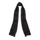 Ralph Lauren Felted Rugby-striped Scarf Black