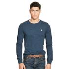 Polo Ralph Lauren Custom-fit Long-sleeve T-shirt Blue Eclipse Heather