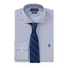 Ralph Lauren Slim Fit Striped Poplin Shirt 2232 White/navy
