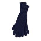 Ralph Lauren Cable Wool-cashmere Gloves Bright Navy
