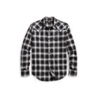 Ralph Lauren Plaid Cotton Western Shirt Rl 960 Black Grey