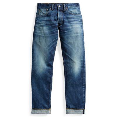 Ralph Lauren Low Straight Selvedge Jean Milwaukee Wash