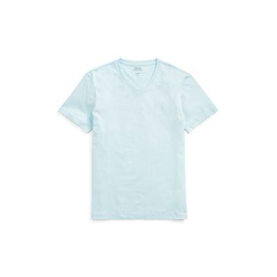 Ralph Lauren Custom Fit Cotton T-shirt Coastal Blue