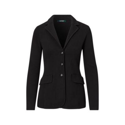 Ralph Lauren Knit Sweater Blazer Black