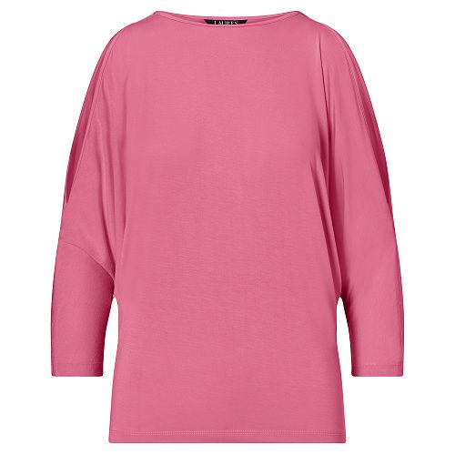 Ralph Lauren Lauren Cutout-shoulder Jersey Top Peace Rose