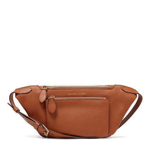 Ralph Lauren Grain Calfskin Belt Bag Rl Gold
