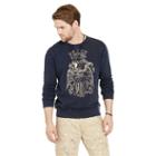 Ralph Lauren Denim & Supply Terry Graphic Sweatshirt Classic Navy Castle Eagle