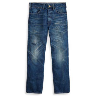 Ralph Lauren Straight Fit Carpenter Jean Driggs Wash