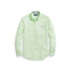 Ralph Lauren Classic Fit Oxford Shirt Lime/white