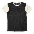 Ralph Lauren Rrl Jersey Graphic T-shirt Rl Black Crescent Cream