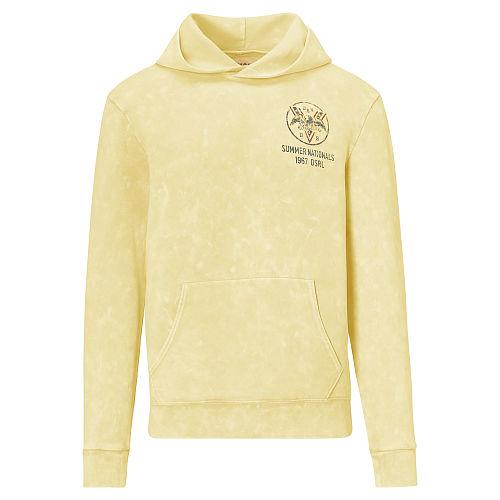 Ralph Lauren Denim & Supply Cotton Terry Graphic Hoodie Campus Yellow