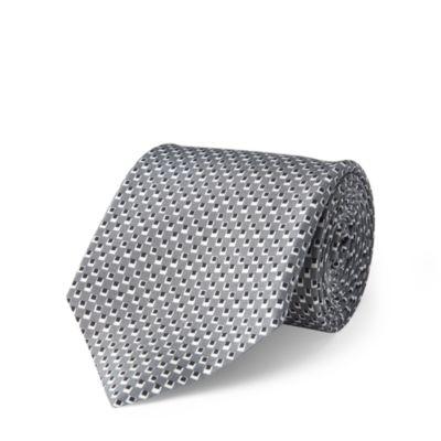 Ralph Lauren Silk Madder Habotai Tie Grey