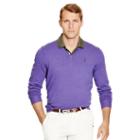 Ralph Lauren Polo Golf Merino Wool V-neck Sweater Wild Berry Heather