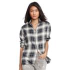 Polo Ralph Lauren Plaid Cotton Twill Shirt Grey Multi