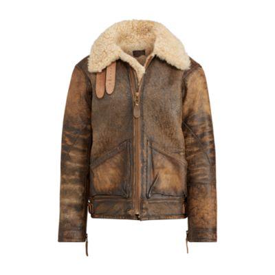 Ralph Lauren The Iconic Bomber Jacket Brown Earth/light Amber