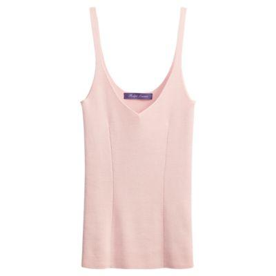 Ralph Lauren Merino-silk Tank Top Blush