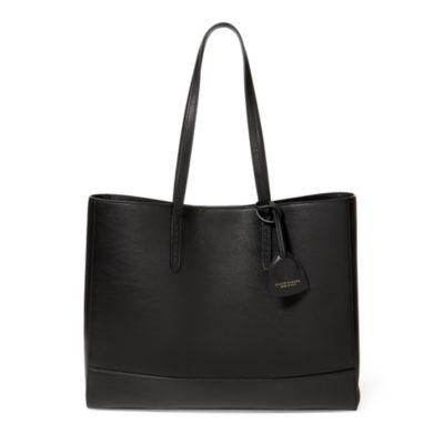 Ralph Lauren Luxe Calf East-west Tote Black