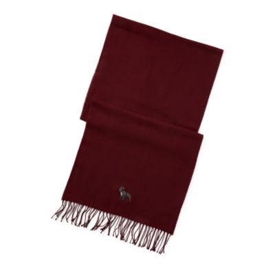 Ralph Lauren Dog Wool-cotton Scarf Italian Red