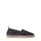 Ralph Lauren Bowsworth Linen Espadrille Zig Zag Grey