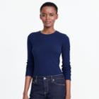 Ralph Lauren Lauren Button-shoulder Cotton Tee Navy