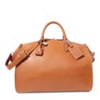 Ralph Lauren Saddle Calfskin Weekender Rl Gold