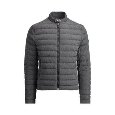 Ralph Lauren Lawton Quilted Down Jacket Steel Grey Melange