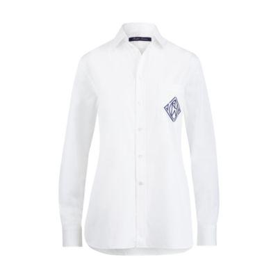 Ralph Lauren Adrien Monogram Pocket Shirt White