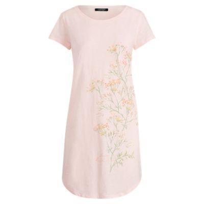Ralph Lauren Floral-motif Sleep Tee Pink Floral