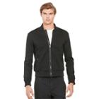 Polo Ralph Lauren Double-knit Bomber Polo Black