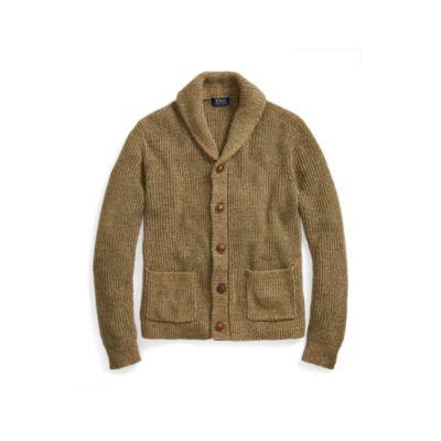 Ralph Lauren Cotton-linen Shawl Cardigan Gurkha Ragg