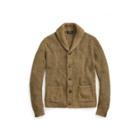 Ralph Lauren Cotton-linen Shawl Cardigan Gurkha Ragg