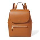 Ralph Lauren Leather Ellen Backpack Brown/monarch Orange