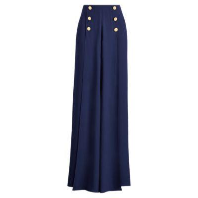 Ralph Lauren Montaine Crepe Pant Dark Navy