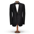 Ralph Lauren Wool Satin Tuxedo Jacket Black