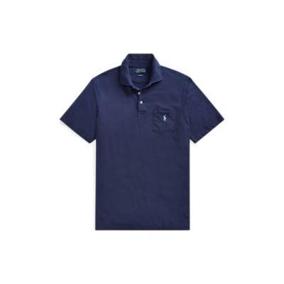 Ralph Lauren Classic Fit Jersey Polo Shirt Newport Navy 2x Big