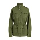 Ralph Lauren Cotton Military Jacket Admiral Green