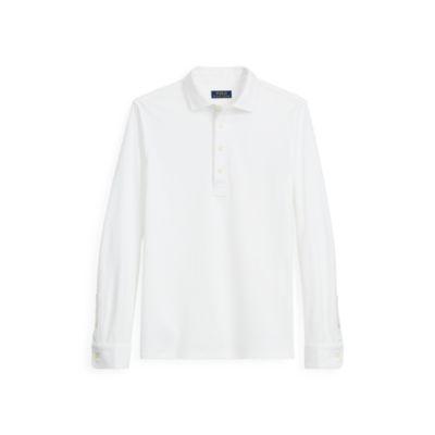 Ralph Lauren Classic Fit Piqu Shirt White