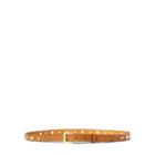 Ralph Lauren Dryden Studded Leather Belt Field Brown