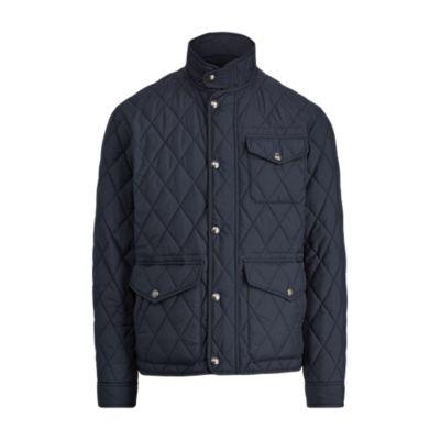 Ralph Lauren Quilted Jacket College Navy 5xl Tall
