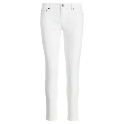 Ralph Lauren Premier Skinny Crop Jean Bsr White