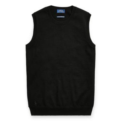 Ralph Lauren Merino Wool Sleeveless Sweater Black