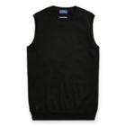 Ralph Lauren Merino Wool Sleeveless Sweater Black