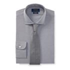 Ralph Lauren Slim Fit Dobby Shirt 1847a Charcoal/white