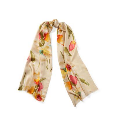 Ralph Lauren Floral Scarf Linen