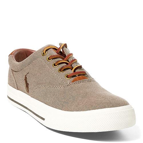 Polo Ralph Lauren Vaughn Twill Sneaker Dark Khaki